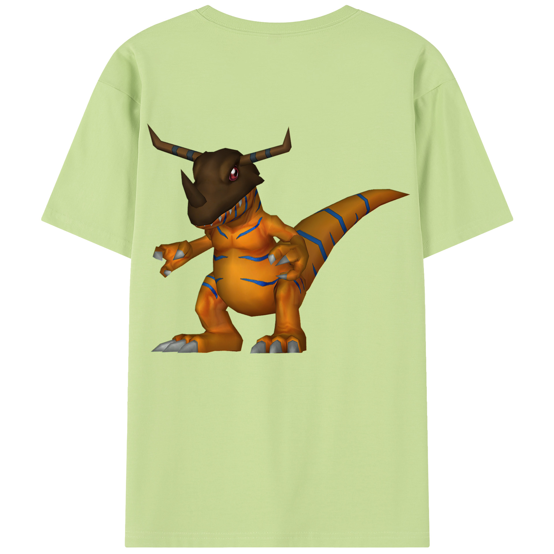 （画像用） Digimon デジタルモンスター/デジモン 綿100％半袖Tシャツ（背面プリント）